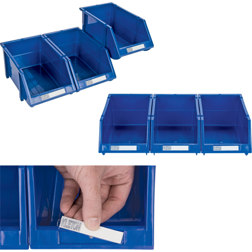 Stack & Hang Bin, 7-7/8" W x 7" H x 17-11/16" D, Yellow Quali-T-Solutions