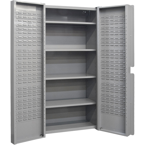 Armoires &agrave; combinaison &agrave; portes creuses, 38" la x 24" p x 72" h, Gris Quali-T-Solutions