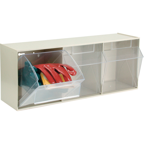 Syst&egrave;me de casiers modulaires Tip-Out, 23-5/8" la x 7-3/4" p x 9 1/2" h, 3 tiroirs Quali-T-Solutions
