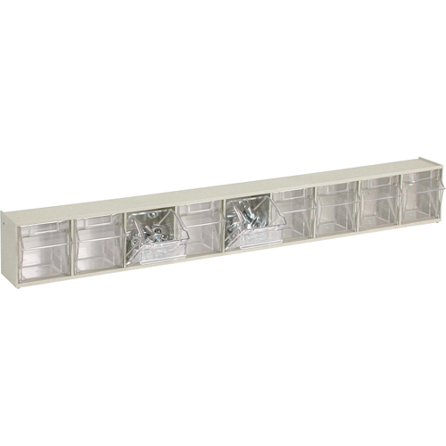 Syst&egrave;me de casiers modulaires Tip-Out, 23-5/8" la x 2-1/2" p x 3-1/8" h, 9 tiroirs Quali-T-Solutions