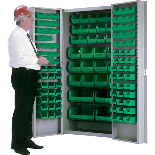 Deep-Door Combination Cabinet, 38" W x 24" D x 72" H, 36 Shelves Quali-T-Solutions