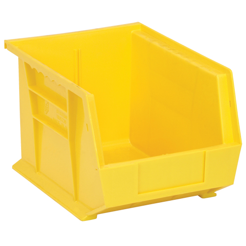 Bacs ultra empilable & suspendable, 8-1/4" la, 7" h x 10-3/4" p, Jaune Quali-T-Solutions