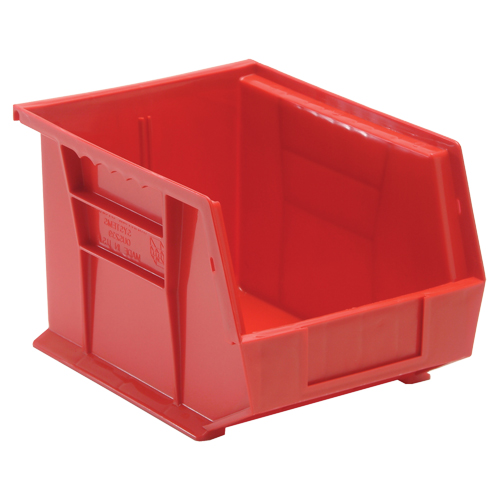 Ultra Stack & Hang Bin, 8-1/4" W x 7" H x 10-3/4" D, Red Quali-T-Solutions