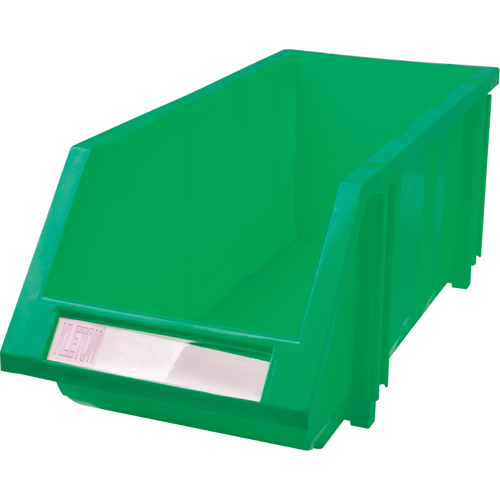 Stack & Hang Bin, 7-7/8" W x 7" H x 17-11/16" D, Green Quali-T-Solutions