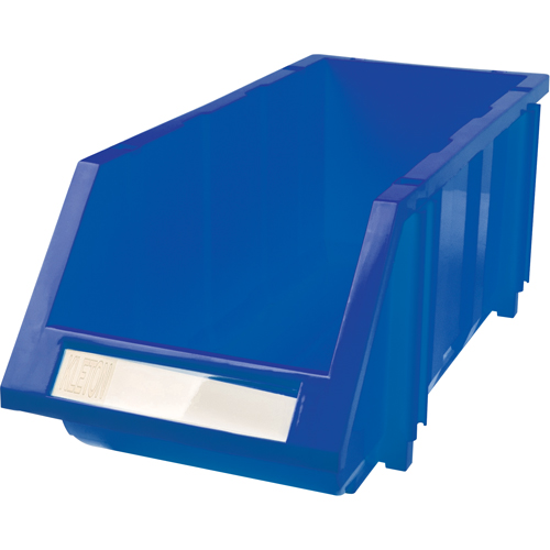 Stack & Hang Bin, 7-7/8" W x 7" H x 17-11/16" D, Blue Quali-T-Solutions
