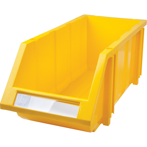 Stack & Hang Bin, 7-7/8" W x 7" H x 17-11/16" D, Yellow Quali-T-Solutions