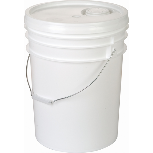 Pail With Gasket Lid, Plastic, 20 L Quali-T-Solutions
