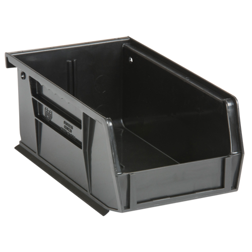 Ultra Stack & Hang Bin, 4-1/8" W x 3" H x 7-3/8" D, Black Quali-T-Solutions
