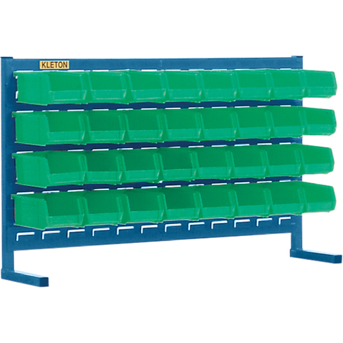 Rayonnage &agrave; persienne avec bacs, 32 bacs, 36" la x 8-1/4" p x 22" h Quali-T-Solutions