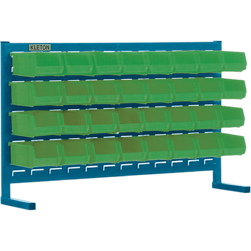 Rayonnage &agrave; persienne avec bacs, 32 bacs, 36" la x 8-1/4" p x 22" h Quali-T-Solutions