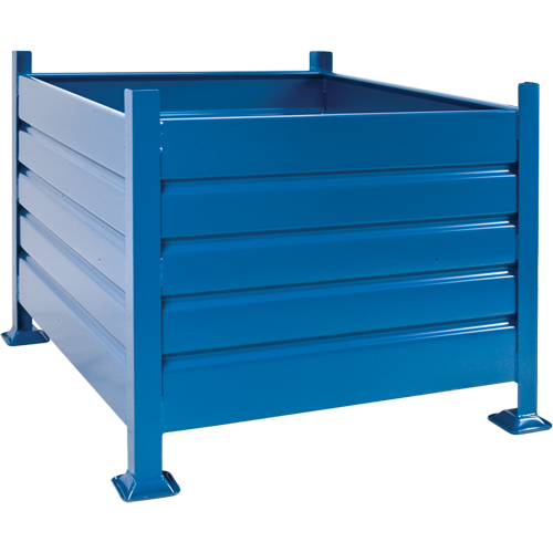 Bulk Stacking Containers, 30" H x 40.5" W x 48.5" D, 4500 lbs. Capacity Quali-T-Solutions