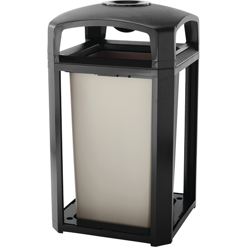 Landmark Series Classic Ash Tray & Waste Receptacle, Plastic, 50 US gal. Capacity, 46-1/2" Height Quali-T-Solutions