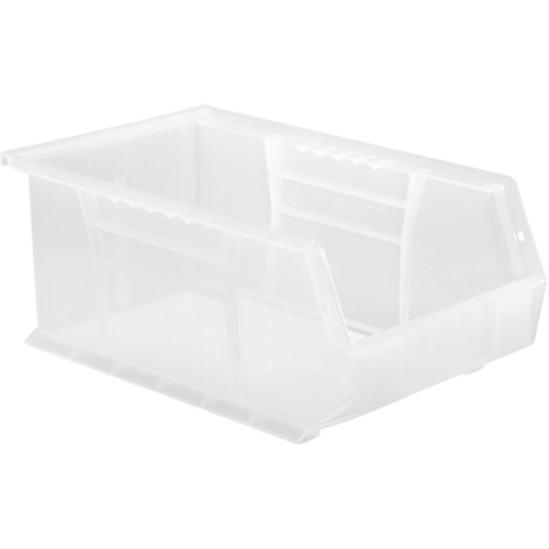 Clear-View Ultra Stack & Hang Bin, 8-1/4" W x 6" H x 13-5/8" D, Clear Quali-T-Solutions