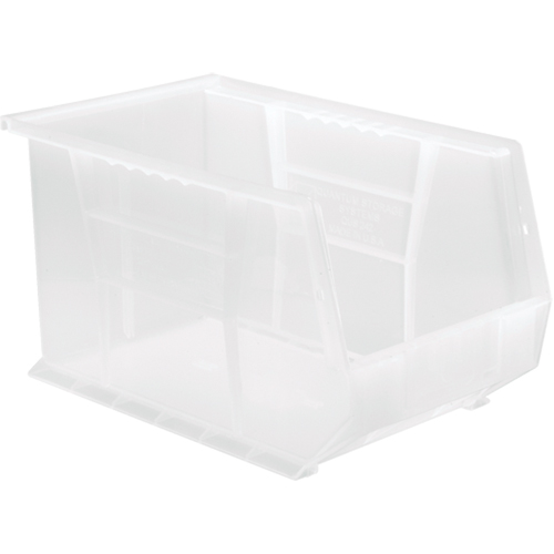 Clear-View Ultra Stack & Hang Bin, 8-1/4" W x 8" H x 13-5/8" D, Clear Quali-T-Solutions