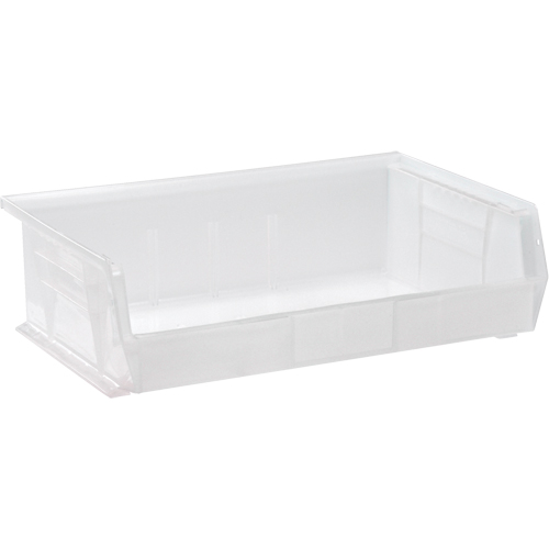 Clear-View Ultra Stack & Hang Bin, 16-1/2" W x 5" H x 10-7/8" D, Clear Quali-T-Solutions