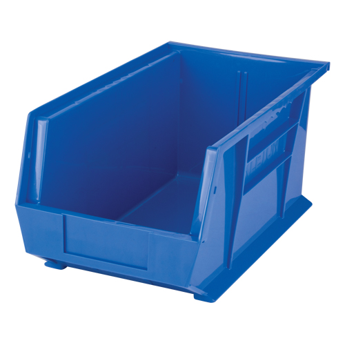 Bac empilable & &agrave; suspendre, 8-1/4" la, 7" h x 14-3/4" p, Bleu Quali-T-Solutions