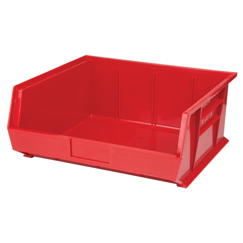 Bac empilable & &agrave; suspendre, 16-1/2" la, 7" h x 14-3/4" p, Rouge Quali-T-Solutions
