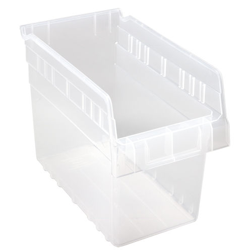 Bacs pour &eacute;tag&egrave;re Store-Max, 6-5/8" la x 8" H x 11-5/8" p, Transparent, Capacit&eacute; 44 lb Quali-T-Solutions