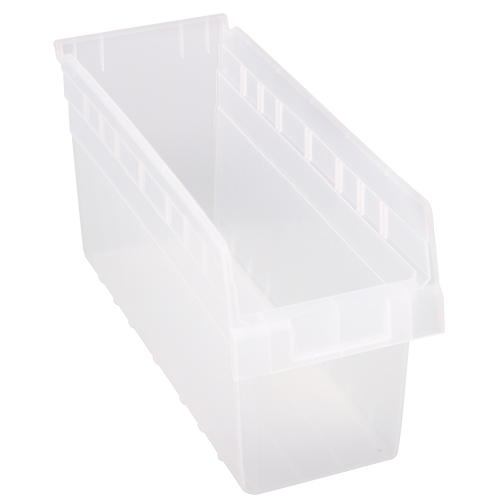 Bacs pour &eacute;tag&egrave;re Store-Max, 6-5/8" la x 8" H x 17-7/8" p, Transparent, Capacit&eacute; 56 lb Quali-T-Solutions