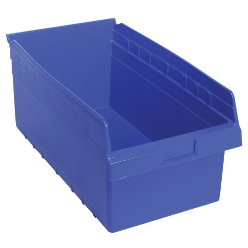 Bacs pour &eacute;tag&egrave;re Store-Max, 11-1/8" la x 8" H x 17-7/8" p, Bleu, Capacit&eacute; 56 lb Quali-T-Solutions