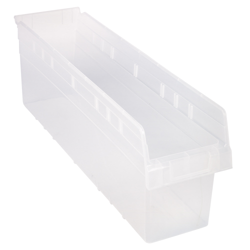 Bacs pour &eacute;tag&egrave;re Store-Max, 6-5/8" la x 8" H x 23-5/8" p, Transparent, Capacit&eacute; 68 lb Quali-T-Solutions