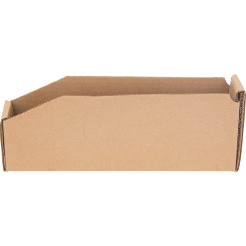 Boîtes profondes en carton ondul&eacute;, 1-15/16" la x 11-1/4" p x 4-1/2" h, Beige Quali-T-Solutions