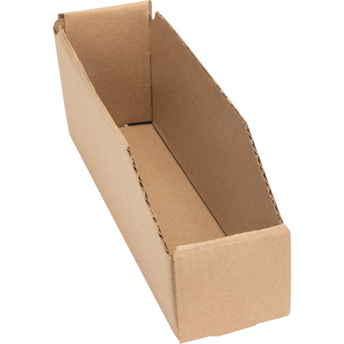 Boîtes profondes en carton ondul&eacute;, 2-7/8" la x 11-1/4" p x 4-1/2" h, Beige Quali-T-Solutions