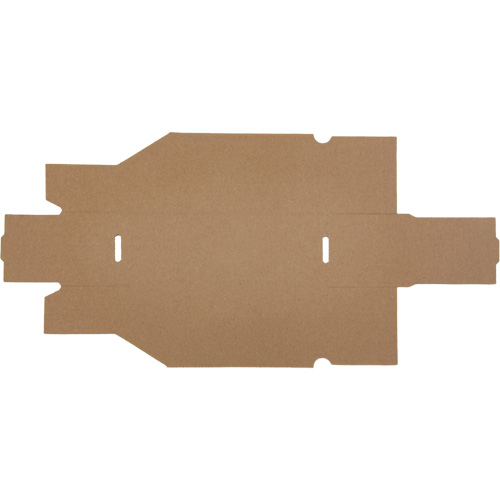 Boîtes profondes en carton ondul&eacute;, 3-3/4" la x 11-1/4" p x 4-1/2" h, Beige Quali-T-Solutions