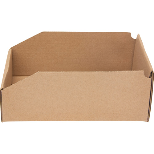 Boîtes profondes en carton ondul&eacute;, 7-5/8" la x 11-5/16" p x 4-1/2" h, Beige Quali-T-Solutions