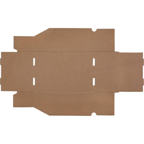 Boîtes profondes en carton ondul&eacute;, 7-5/8" la x 11-5/16" p x 4-1/2" h, Beige Quali-T-Solutions