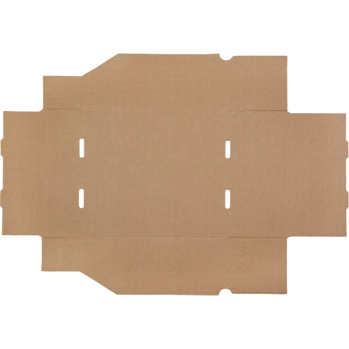 Boîtes profondes en carton ondul&eacute;, 9-3/4" la x 11-1/4" p x 4-1/2" h, Beige Quali-T-Solutions