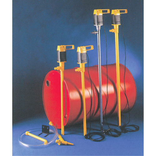 Pompes &agrave; tambour &eacute;lectriques, Polypropyl&egrave;ne, 12,5 gal./min Quali-T-Solutions