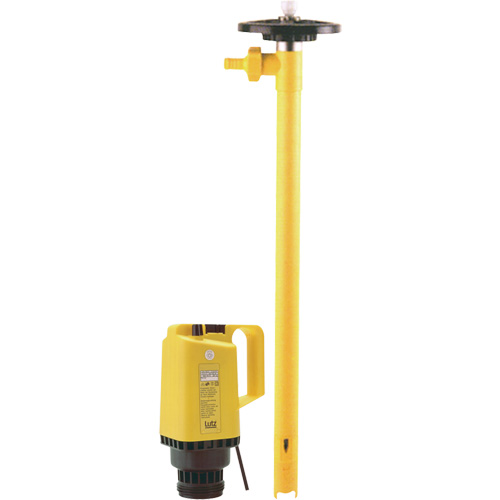 Pompes &agrave; tambour &eacute;lectriques, Polypropyl&egrave;ne, 24 gal./min Quali-T-Solutions