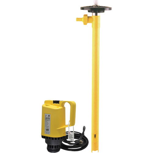 Pompes &agrave; tambour &eacute;lectriques, Polypropyl&egrave;ne, 45 gal./min Quali-T-Solutions