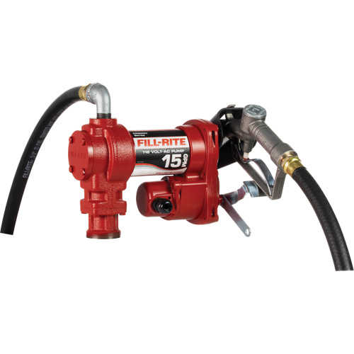 AC Utility Rotary Vane Pumps with Nozzle, 115 V, 15 GPM Quali-T-Solutions
