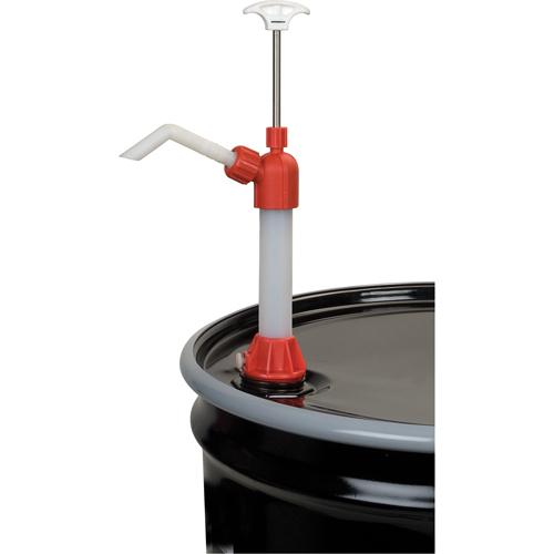 Pompe de type &agrave; tirer pour baril , Pour 15 - 55 gal., 14 oz/course Quali-T-Solutions
