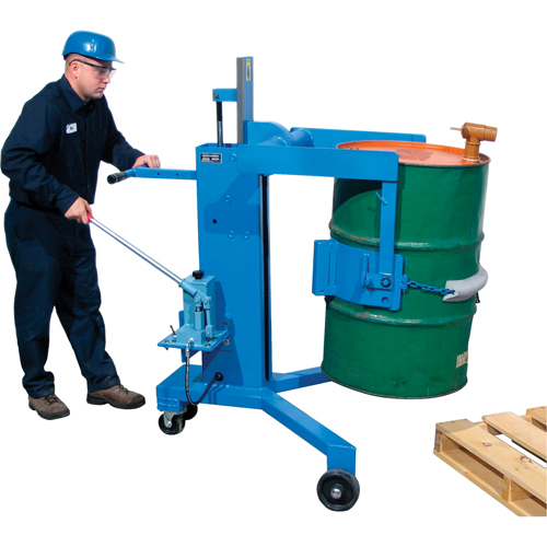 Basculeur - palettiseurs pour barils, 55 gal. US (45 gal. imp.) Quali-T-Solutions