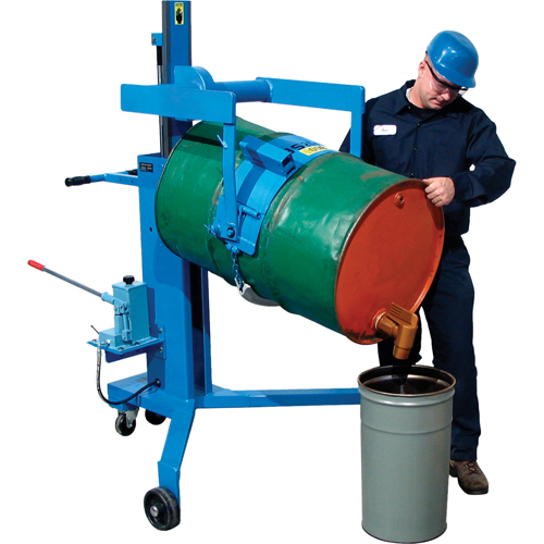 Basculeur - palettiseurs pour barils, 55 gal. US (45 gal. imp.) Quali-T-Solutions