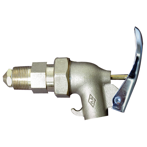 Robinet de fût robuste, Laiton, entr&eacute;e NPT 3/4" Quali-T-Solutions