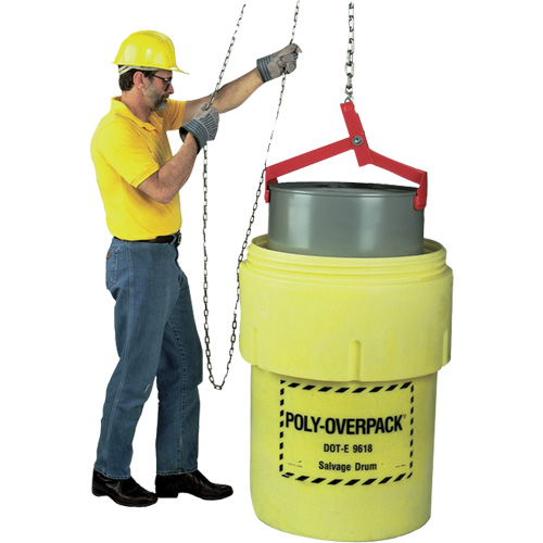 L&egrave;ve-baril, Baril de 85 gal. US (70 gal. imp.), Capacit&eacute; 1000 lb/454 kg Quali-T-Solutions