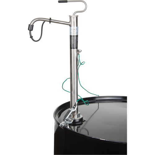 Pompe de type &agrave; tirer pour baril homologu&eacute;e FM, Pour 15 - 55 gal., 7 oz/course Quali-T-Solutions