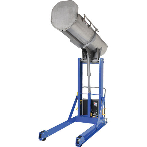 Tombereau hydraulique portatif pour baril, Pour 30 - 55 gal. US (25 - 45,8 gal. imp.) Quali-T-Solutions