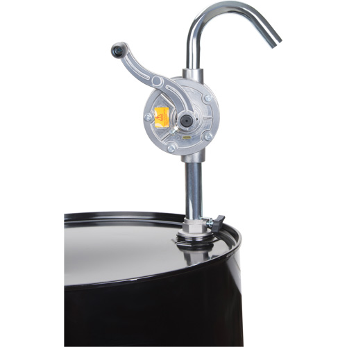 Pompe rotative pour baril, Aluminium, Pour capacit&eacute; 5-55 gal., 9,5 oz/course Quali-T-Solutions
