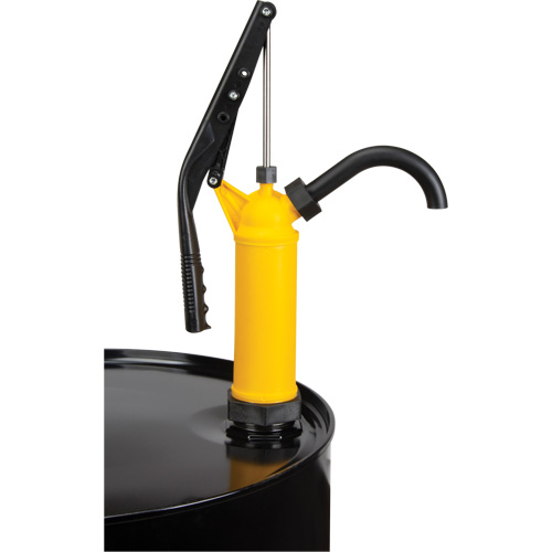 Pompe &agrave; baril de type levier, Polypropyl&egrave;ne, 14 oz/course, Pour barils de 5-55 gal. Quali-T-Solutions