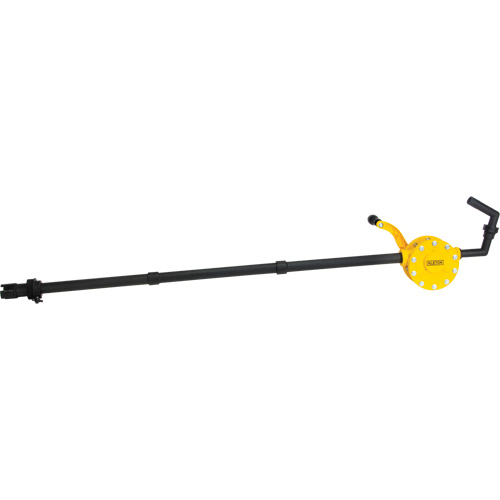 Pompe rotative pour baril, Polypropyl&egrave;ne, Pour capacit&eacute; 15 - 55 gal. US, 8 oz/course Quali-T-Solutions
