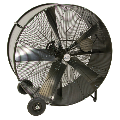 Heavy-Duty Fixed Belt Drive Drum Fan, Industrial, 2 Speed, 42" Diameter Quali-T-Solutions