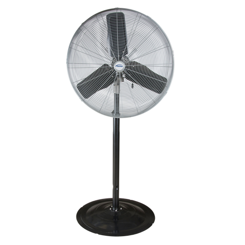 Ventilateur oscillant sur socle avec moteur &eacute;tanche &agrave; l'eau, Robuste, 3 Vitesses, Diam&egrave;tre de 30" Quali-T-Solutions
