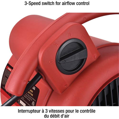 Appareil de ventilation, 550 pi³/min Quali-T-Solutions