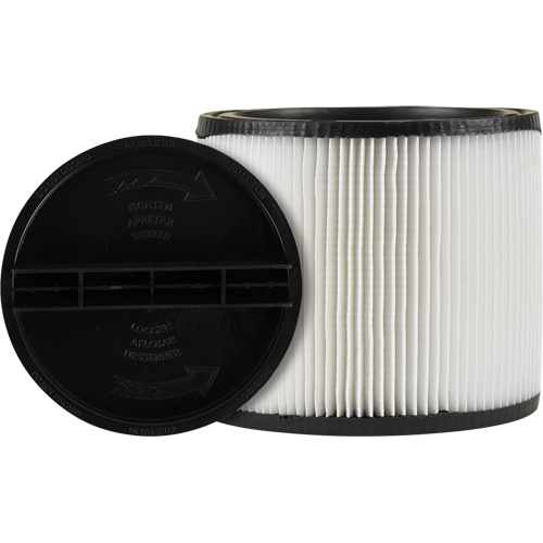 Filtre d'aspirateur, Filtre pour aspirateur, Cartouche, Pour 5 gal. US Quali-T-Solutions