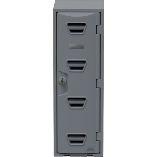 Locker, 12" x 15" x 36", Grey, Assembled Quali-T-Solutions